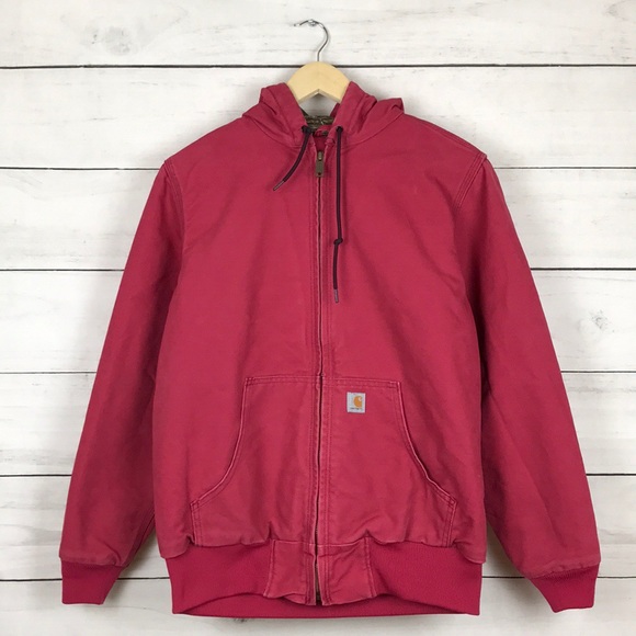 Carhartt Jackets & Blazers - Carhartt Pink Hooded Quilted Realtree Jacket